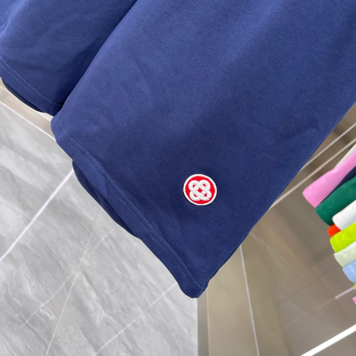 CASABLANCA Logo Factory ：Black White Royal Blue Pink Light Blue Sizes：S M L XL XXL
